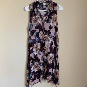 Floral Button-Down Sun Dress